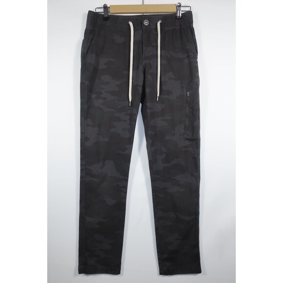 Vuori Women's Ripstop Hiking Pants Size Small Camo Stretch Mid Rise Gray Black S - Picture 2 of 11